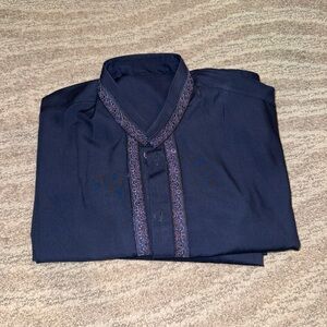 Men’s brand new Indian desi Pakistani traditional Kurta set Kurta shalwar 2 pc M